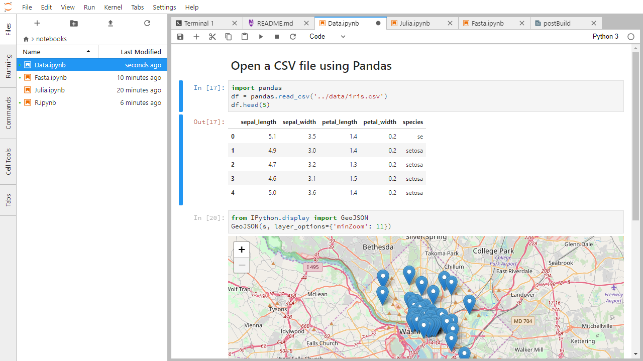 Example Jupyter Notebook